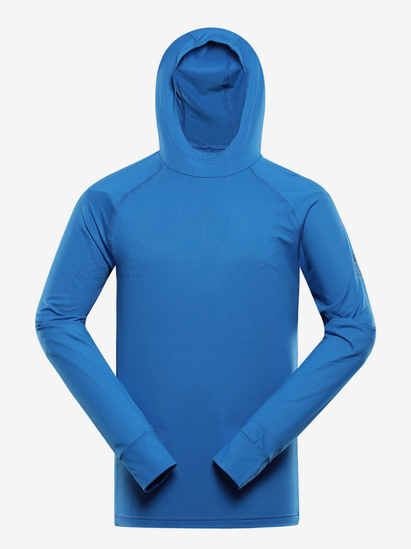ALPINE PRO Син мъжки бързосъхнещ суитшърт Alpine Pro Izar