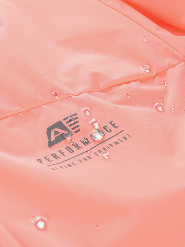 ALPINE PRO Дамско ултралеко яке с мембрана ALPINE PRO SPINA неонова сьомга