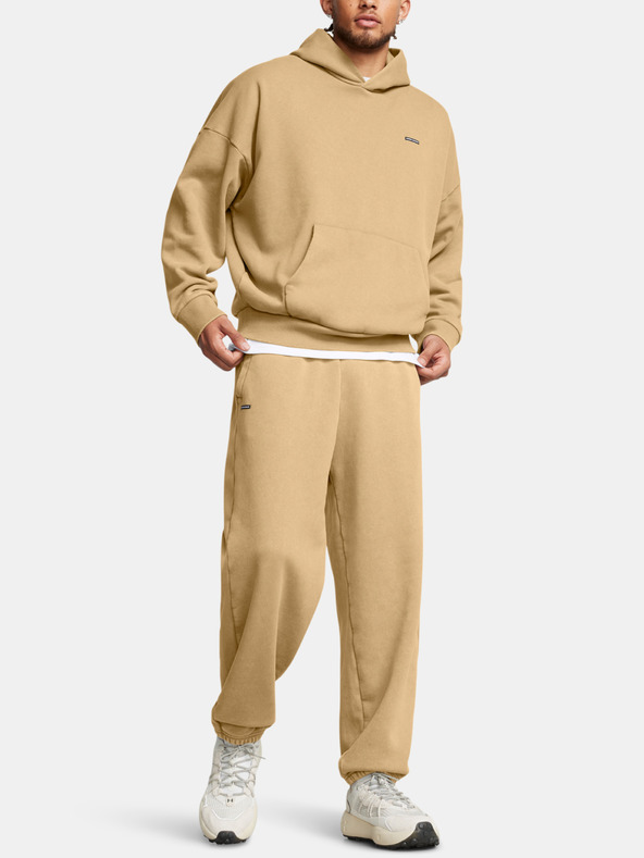 Under Armour Мъжки суитшърт Under Armour UA Icon HWT Flc Wash OS Hood-BRN