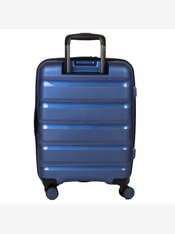 Heys Пътнически куфар Heys Metallix S Cobalt - син