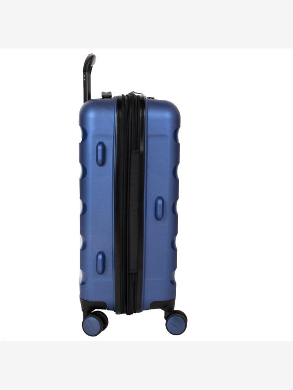 Heys Пътнически куфар Heys Metallix S Cobalt - син