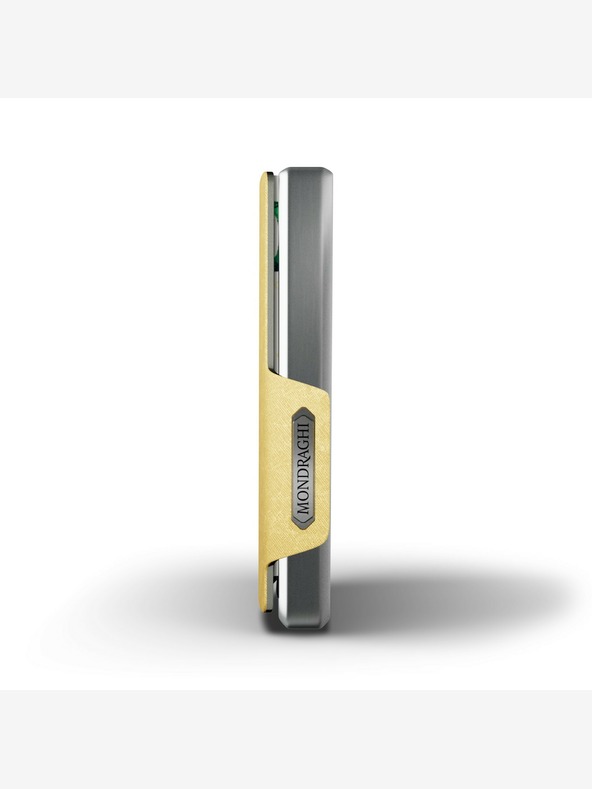 Mondraghi Златен кожен портфейл Mondraghi Saffiano