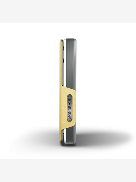 Mondraghi Златен кожен портфейл Mondraghi Saffiano