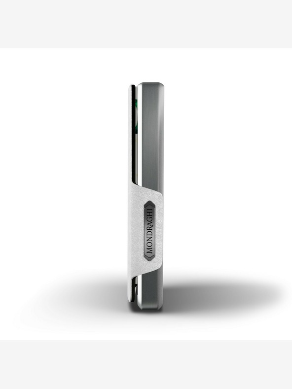 Mondraghi Бял кожен портфейл Mondraghi Saffiano