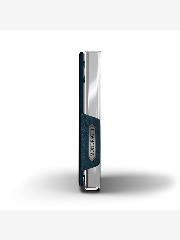 Mondraghi Кожен портфейл с шарки Blue Mondraghi Elegance