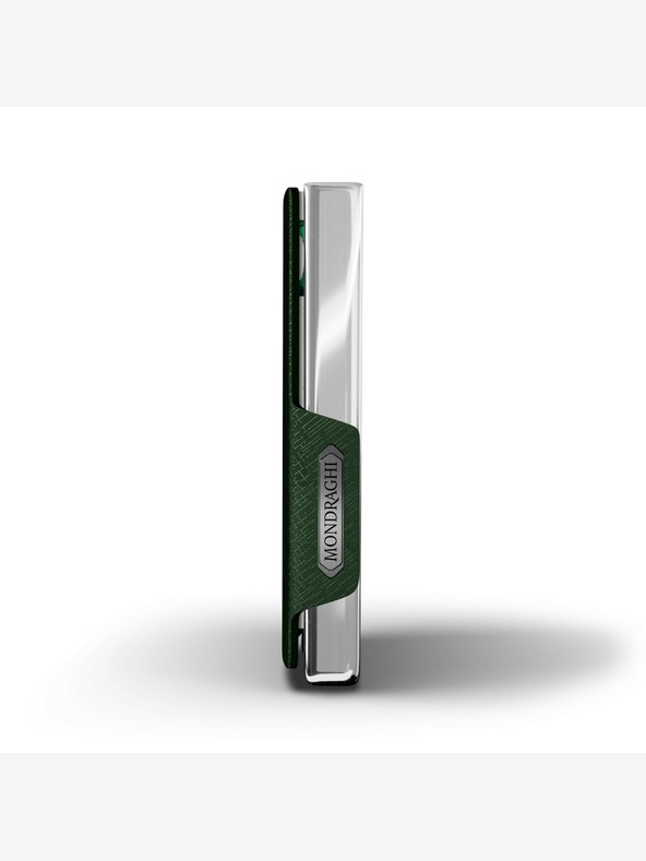 Mondraghi Кожен портфейл със зелена шарка Mondraghi Elegance