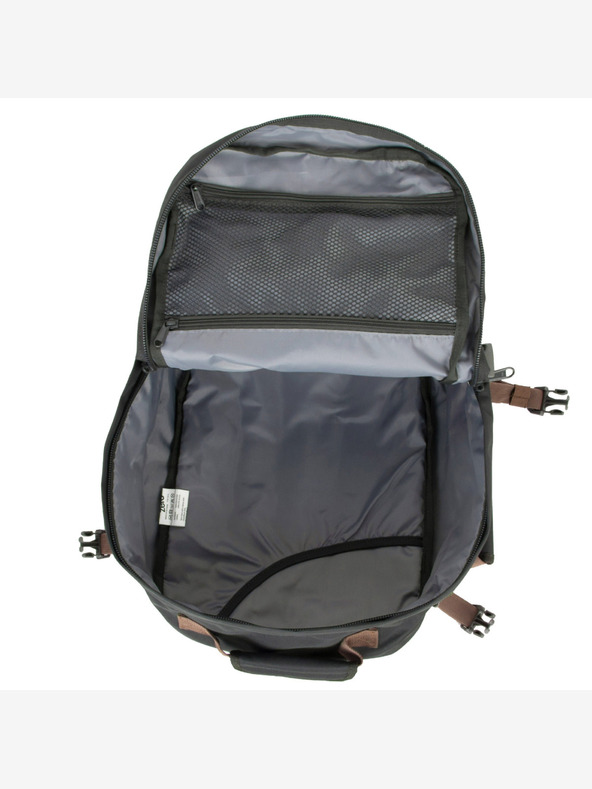 CabinZero Кафяво-черна унисекс раница CabinZero Classic Sand (28L)