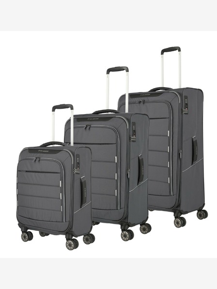 Travelite Travelite Skaii 4w Travel Duffle Set S,M,L - Grey