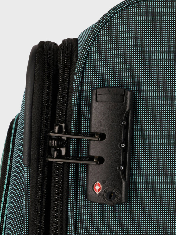 Travelite Зелен куфар Travelite Viia 4w M