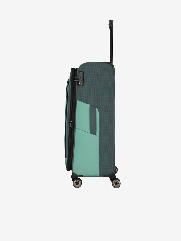 Travelite Зелен куфар Travelite Viia 4w L