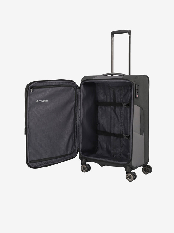 Travelite Тъмно сиво Travelite Viia 4w Travel Duffel M Anthracite