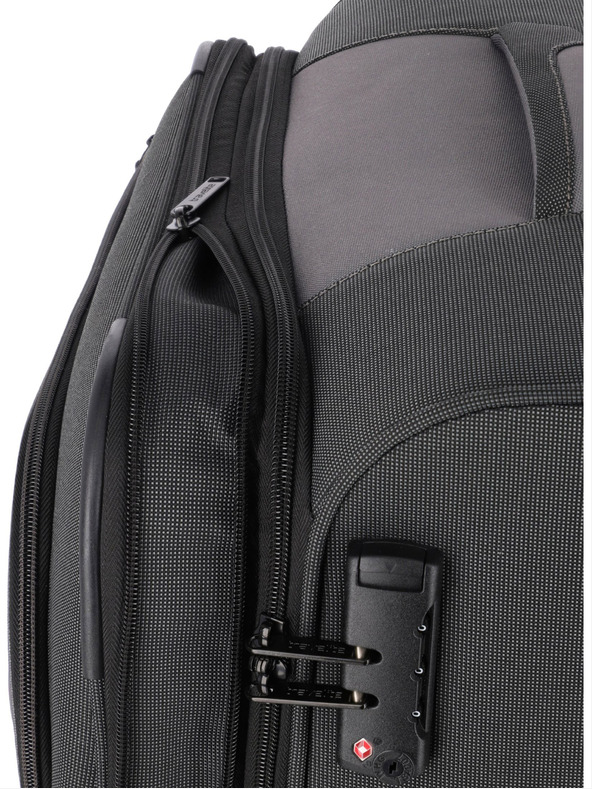 Travelite Тъмно сиво Travelite Viia 4w Travel Duffel M Anthracite