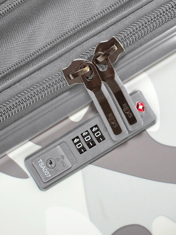 Heys Куфар за пътуване Heys White Camo S