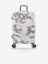 Heys Бял пътнически куфар Heys White Camo M