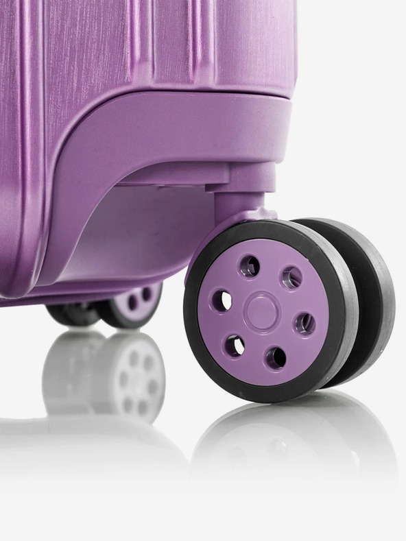 Heys Комплект от три лилави пътнически куфара Heys Xtrak S,M,L