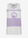 O'Neill Лилаво-бяло дамско щампосано потник O'Neill WOW TANKTOP