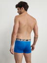 DIM Комплект от три мъжки боксерки в черно и синьо DIM SPORT MICROFIBRE BOXER 3x
