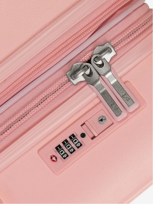 Heys Розов пътнически куфар Heys Pastel M