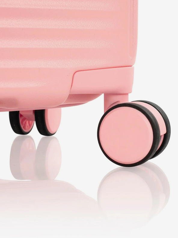 Heys Розов пътнически куфар Heys Pastel M