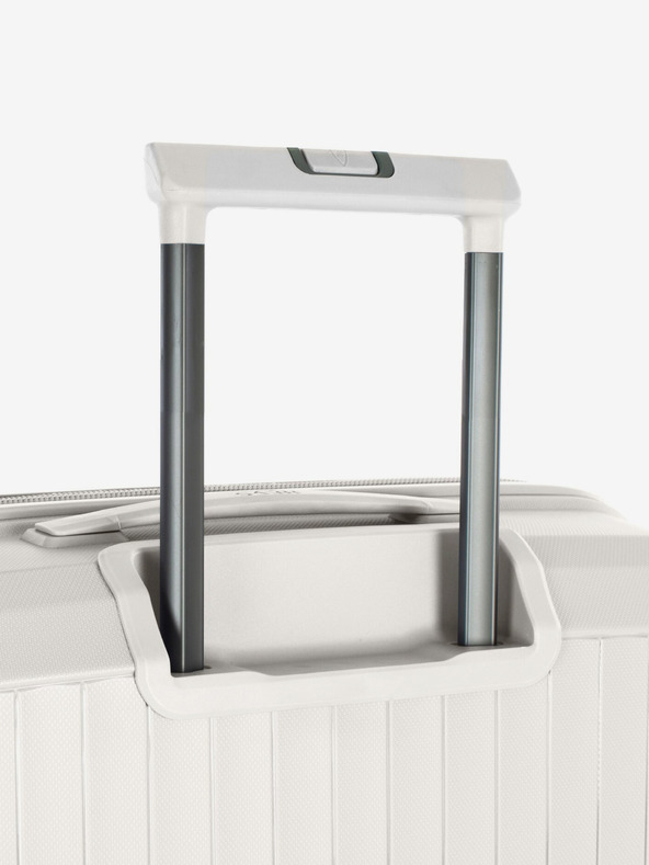 Heys Комплект от три бели пътнически куфара Heys Airlite S,M,L