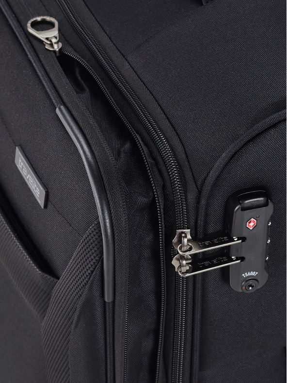 Travelite Комплект от три пътнически куфара Travelite Chios S,M,L Black