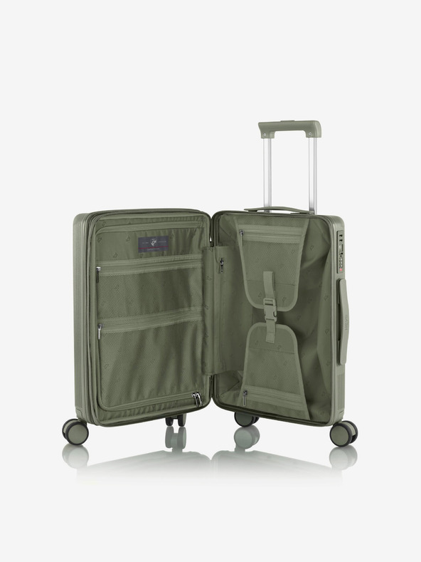 Heys Зелен пътнически куфар Heys Earth Tones S Moss