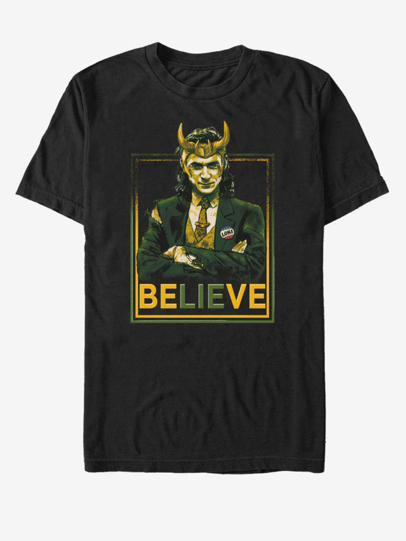 ZOOT.Fan Черна унисекс тениска ZOOT.Fan Marvel Политически мотив