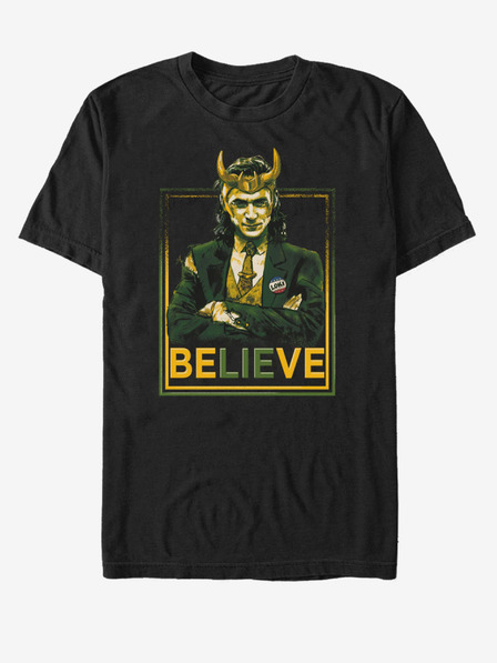 ZOOT.Fan Черна унисекс тениска ZOOT.Fan Marvel Политически мотив