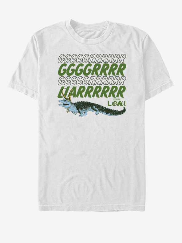 ZOOT.Fan Бяла унисекс тениска ZOOT.Fan Marvel Cosmic Mistake