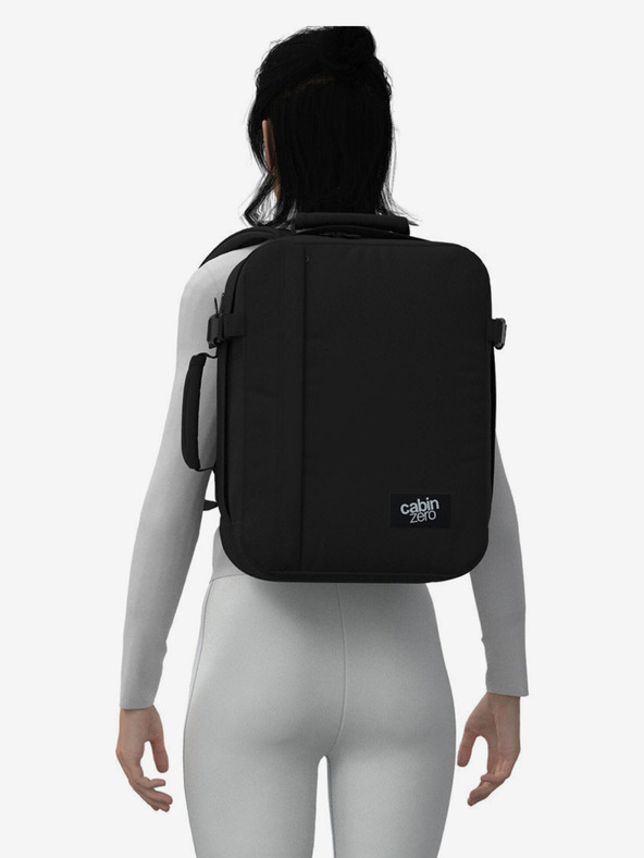 CabinZero Черна унисекс раница CabinZero Classic Tech (28L)