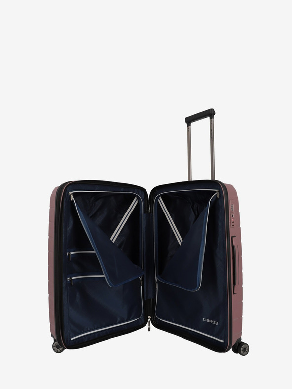 Travelite Розов пътнически куфар Travelite Air Base M