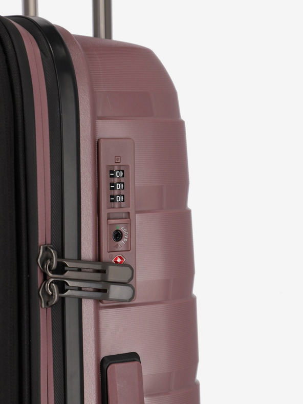 Travelite Розов пътнически куфар Travelite Air Base M