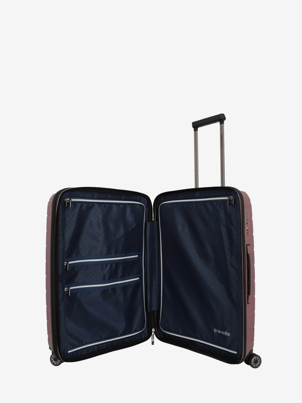 Travelite Комплект от три розови куфара за пътуване Travelite Air Base S,M,L