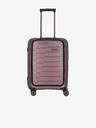 Travelite Розов пътнически куфар Travelite Air Base 4w S Преден джоб