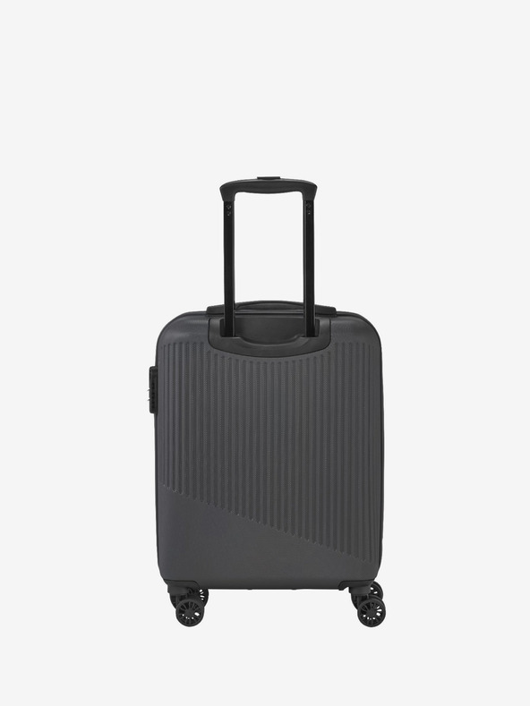 Travelite Комплект от три тъмно сиви куфара за пътуване Travelite Bali S,M,L