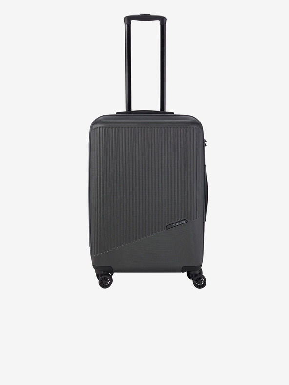 Travelite Комплект от три тъмно сиви куфара за пътуване Travelite Bali S,M,L