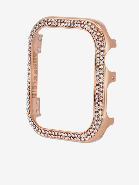Anne Klein Лунет за Apple Watch с кристали от розово злато Anne Klein