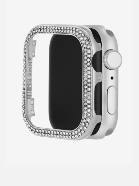 Anne Klein Лунета за Apple Watch с кристали в сребристо Anne Klein