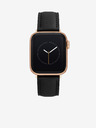 Anne Klein Черна кожена каишка за Apple Watch Anne Klein
