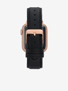 Anne Klein Черна кожена каишка за Apple Watch Anne Klein