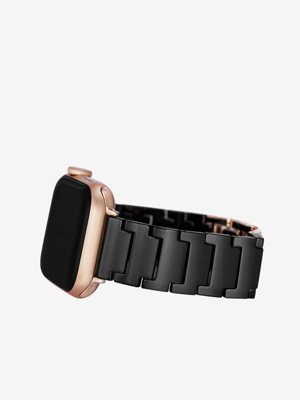 Anne Klein Черна каишка за Apple Watch Anne Klein
