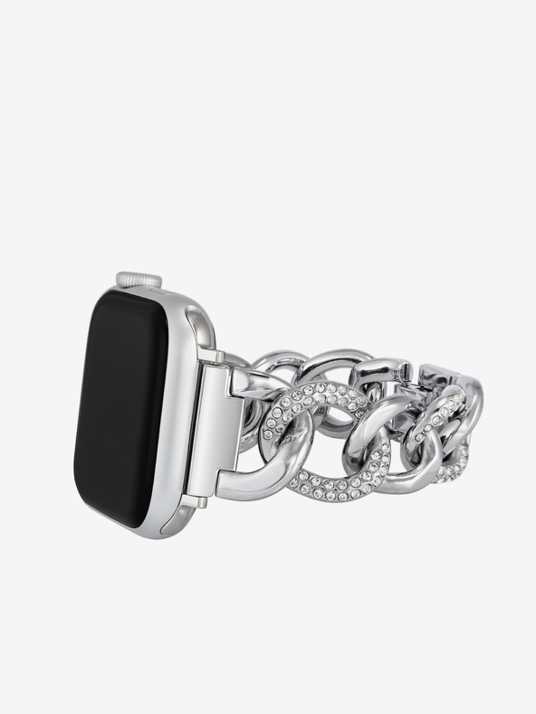 Anne Klein Каишка за Apple Watch 38/40/41 мм в сребристо Anne Klein