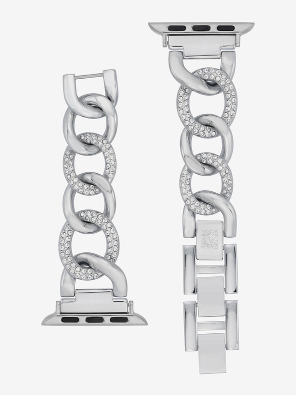 Anne Klein Каишка за Apple Watch 38/40/41 мм в сребристо Anne Klein