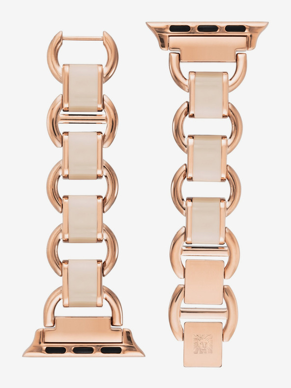 Anne Klein Каишка за Apple Watch 38/40/41 мм в розово злато Anne Klein