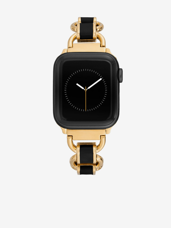 Anne Klein Дамска каишка за Apple Watch 42/44/45/ultra 49 мм в златно Anne Klein