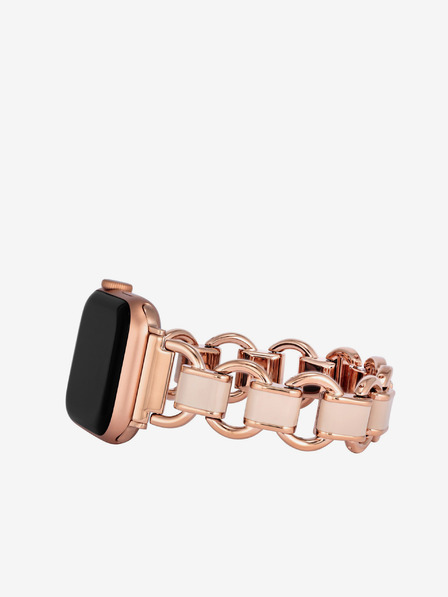 Anne Klein Дамска каишка за Apple Watch 42/44/45/ultra 49 мм в розово злато Anne Klein