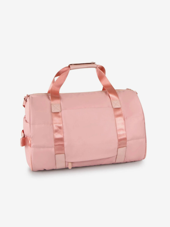 Heys Розова дамска чанта Heys Puffer Duffel Rose