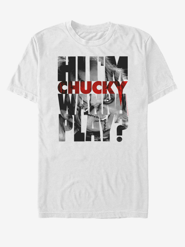 ZOOT.Fan Бяла унисекс тениска ZOOT.Fan NBCU Wanna Play