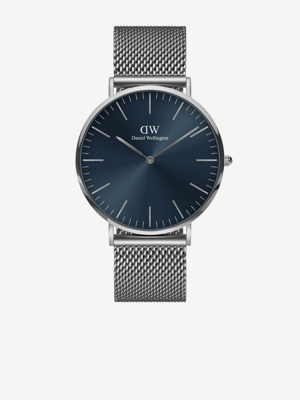 Daniel Wellington Мъжки часовник в сребристо Daniel Wellington часовник CLASSIC