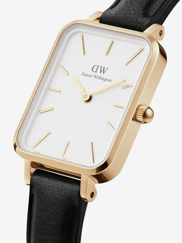 Daniel Wellington Черен дамски часовник Daniel Wellington Quadro